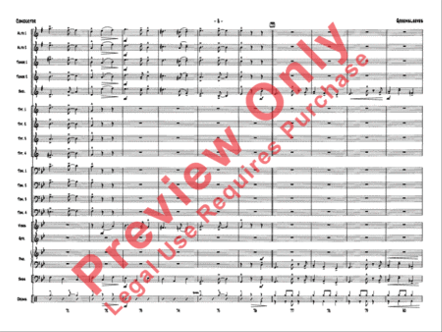 Greensleeves Jazz Ensemble scores gallery preview page 11