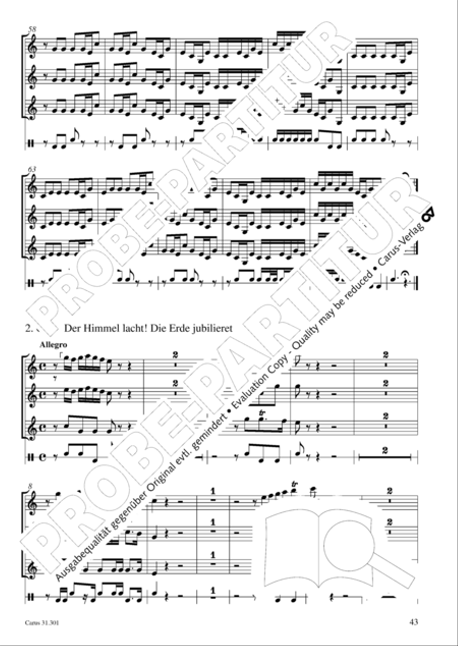 Bach for Brass 1: Cantatas I Voice scores gallery preview page 52