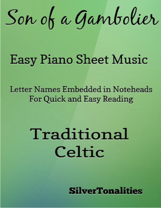Son of a Gambolier Easy Piano Sheet Music