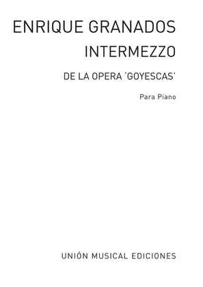 Book cover for Intermezzo From Goyescas Piano