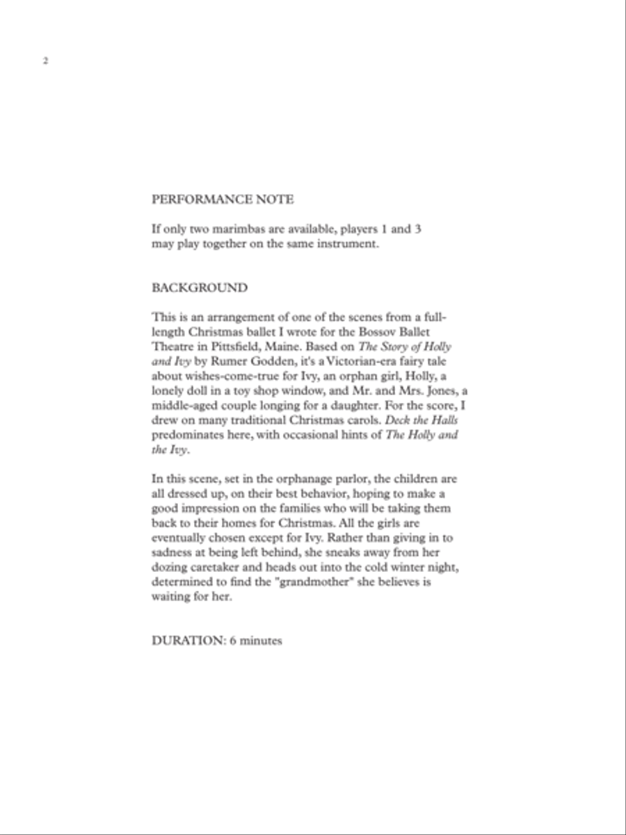 [Carlsen] In Search of Holly Percussion Ensemble scores gallery preview page 4