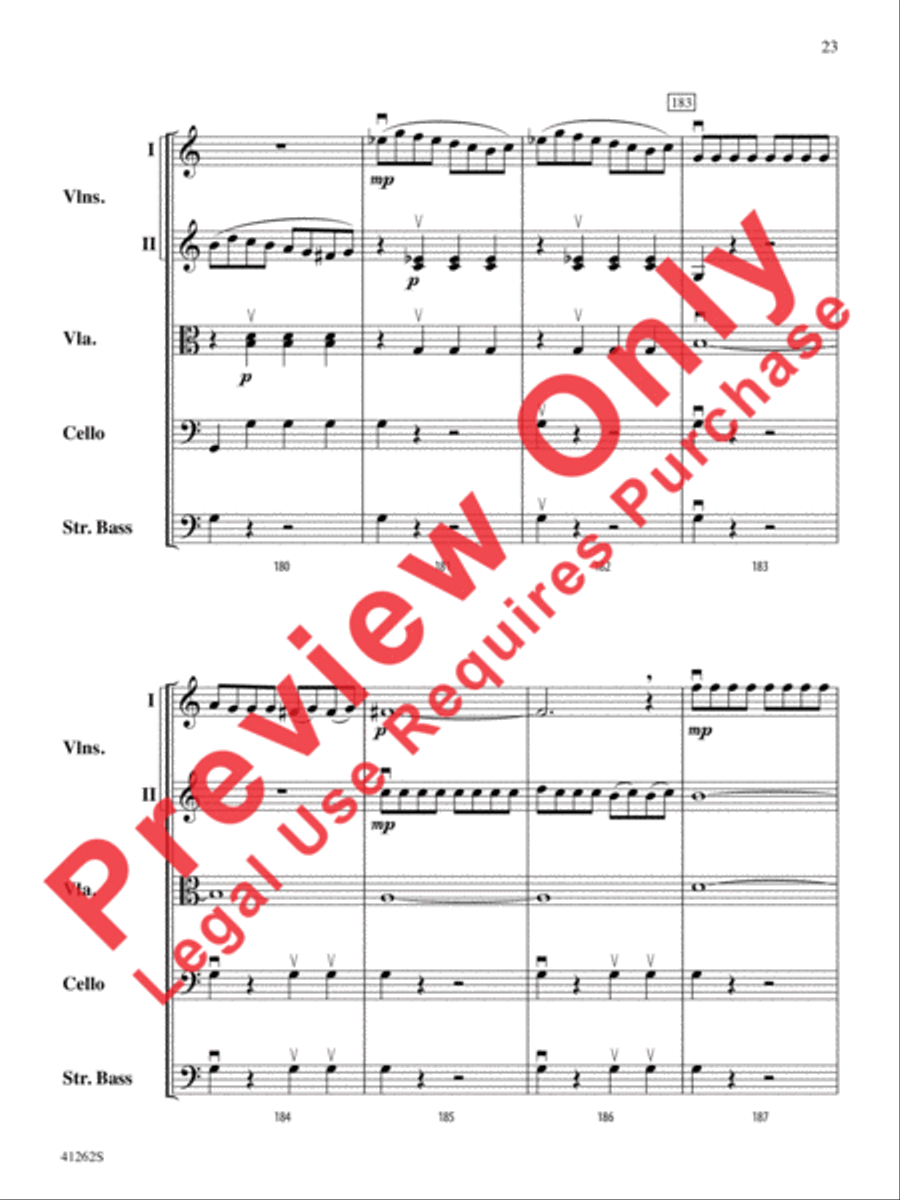 Cosi Fan Tutte String Orchestra scores gallery preview page 24