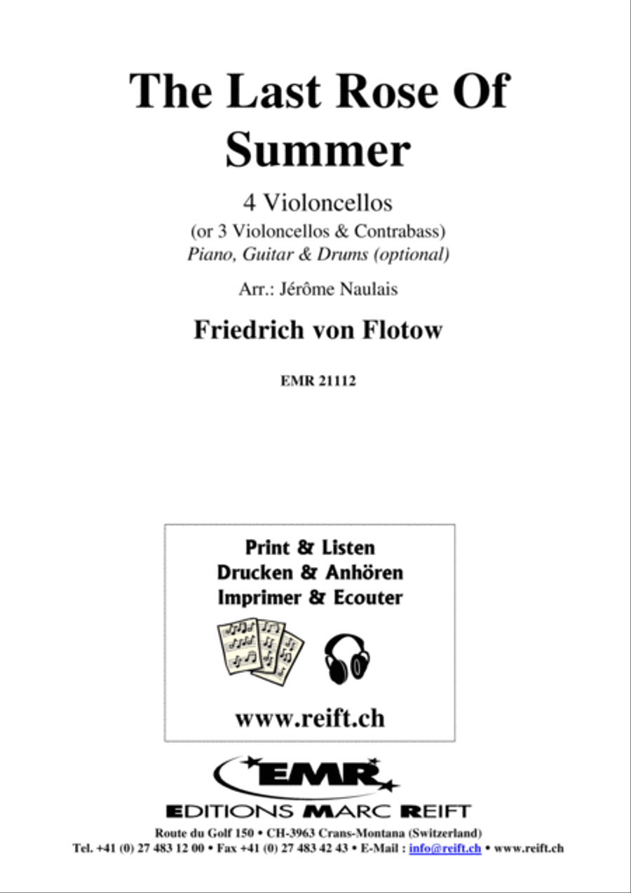 The Last Rose Of Summer Cello scores gallery preview page 2