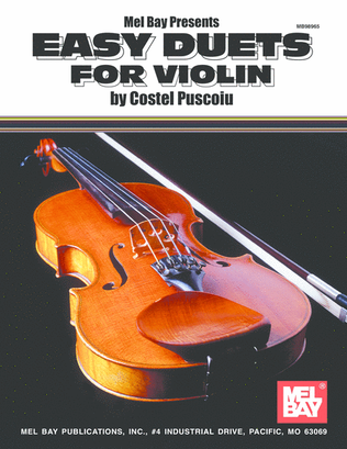 Book cover for Easy Duets for Violin