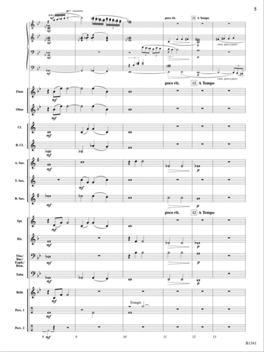 Winged Victory - Elementary Supplemental (A): Score Concert Band scores gallery preview page 5