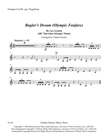 Bugler's Dream (olympic Fanfare) image number null