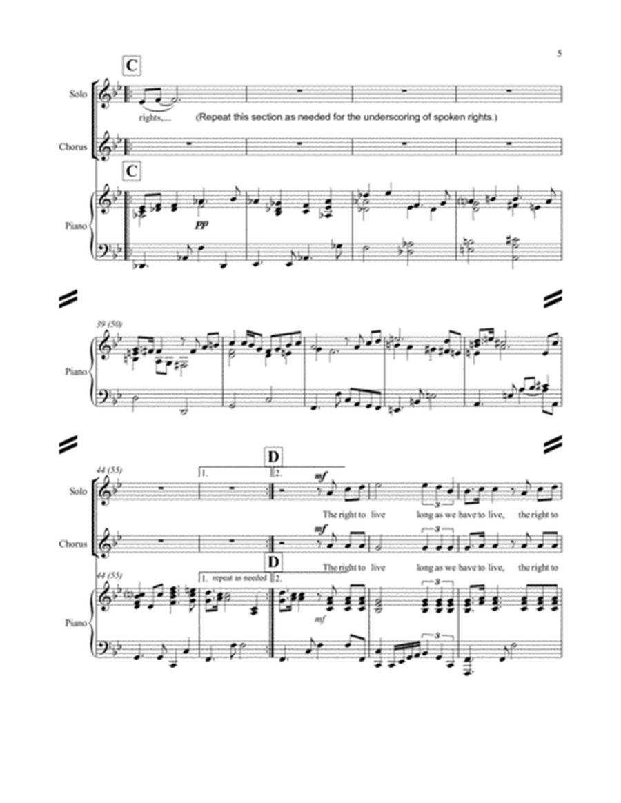 Every Man, Woman, and Child - Piano Vocal - Original - Bb Major