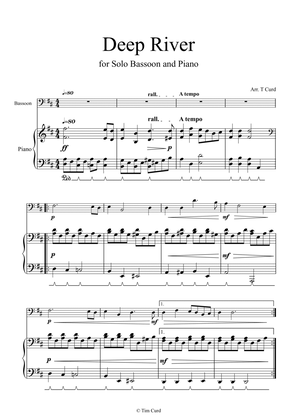 Deep River for Solo Bassoon and Piano