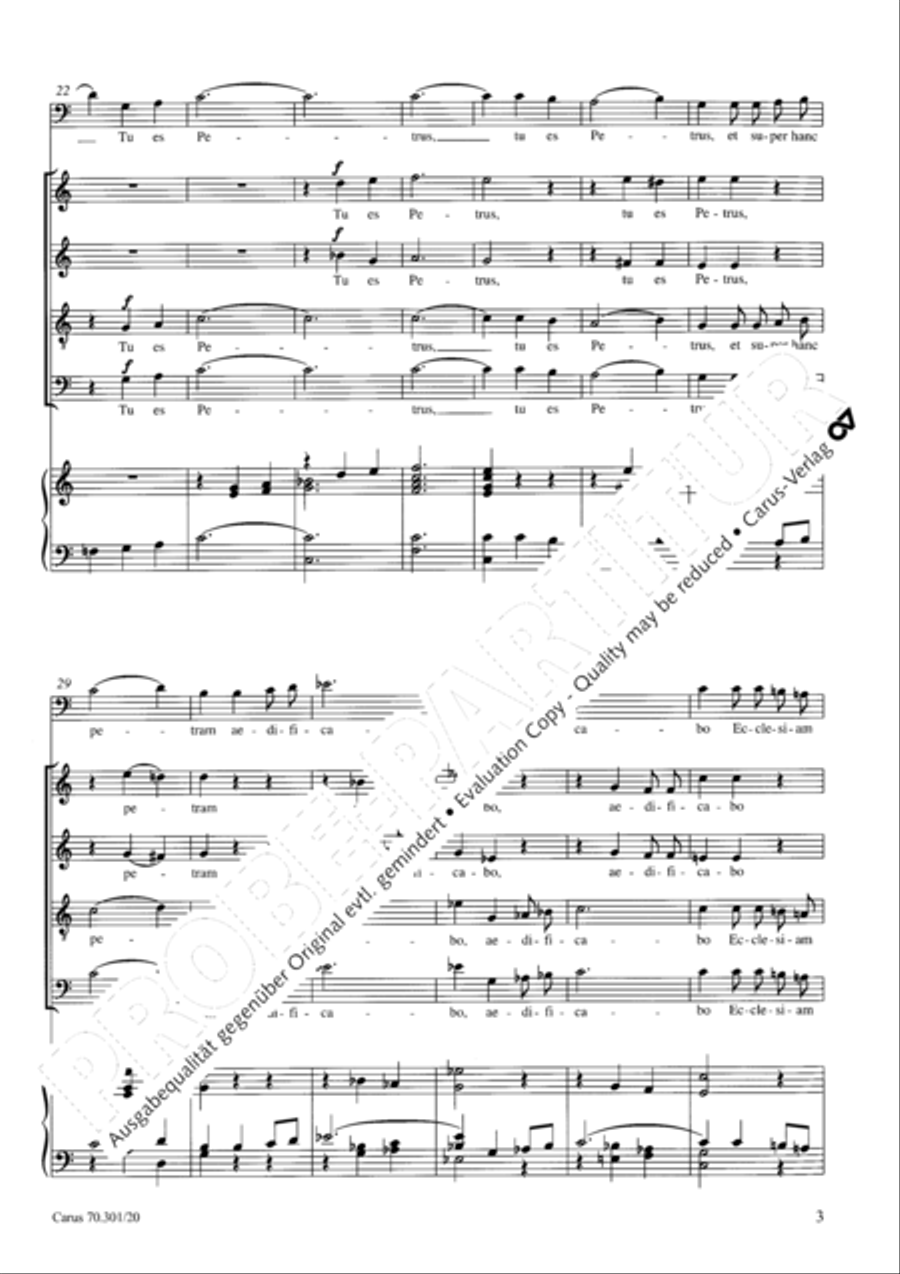 Tu es Petrus 4-Part scores gallery preview page 4