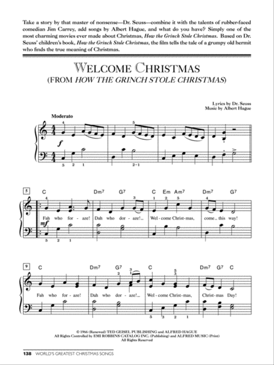 World's Greatest Christmas Songs Easy Piano scores gallery preview page 7