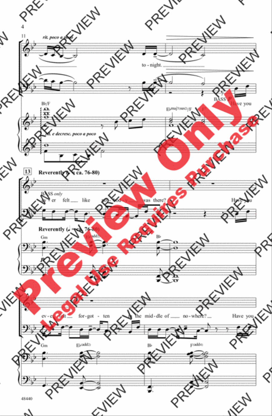 Found/Tonight 4-Part scores gallery preview page 4
