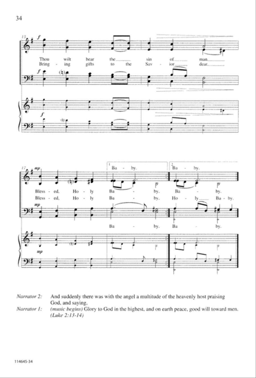 The Newborn King The Newborn King 4-Part scores gallery preview page 42