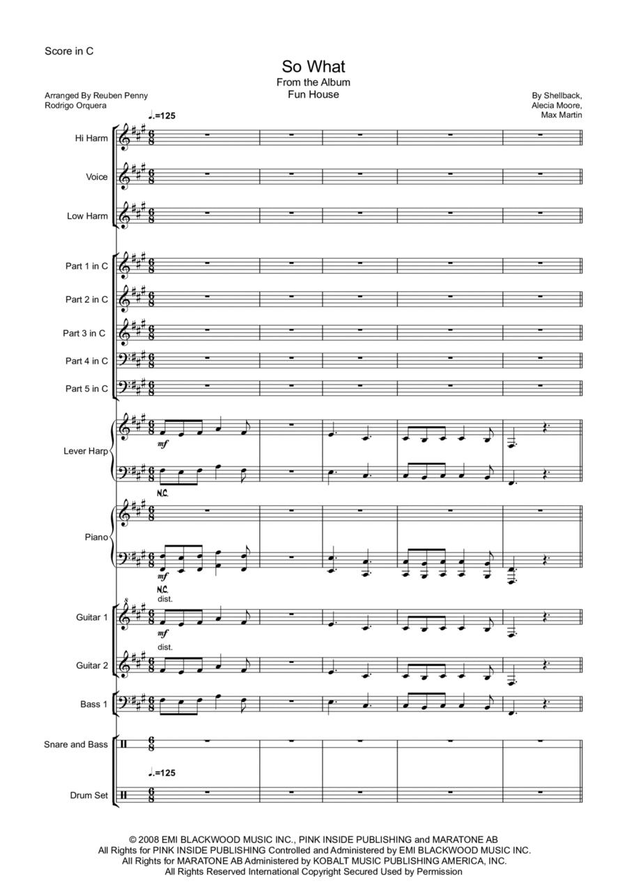 So What School and Community scores gallery preview page 1