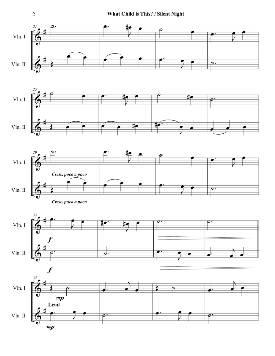 What Child is This / Silent Night - 