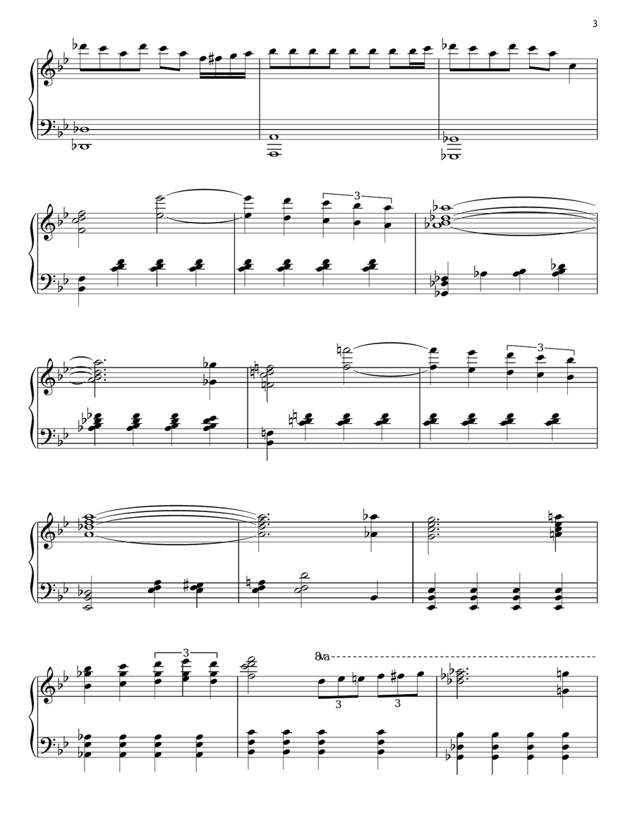 To Boldly Go To Boldly Go Piano Solo scores gallery preview page 3