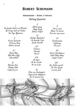 Book cover for Scenes from Childhood String Quartet
