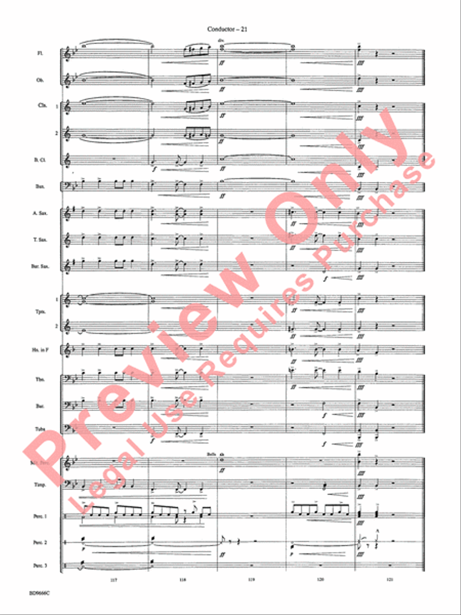 Hymnsong Variants Concert Band scores gallery preview page 24