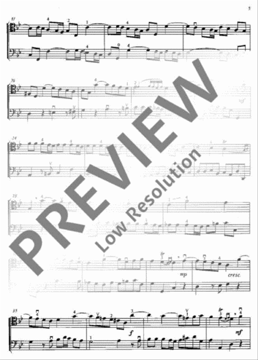 Sonata Cello Solo scores gallery preview page 16