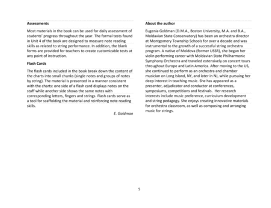 Note Reading For Strings Book 1 (Violin) String Orchestra scores gallery preview page 6