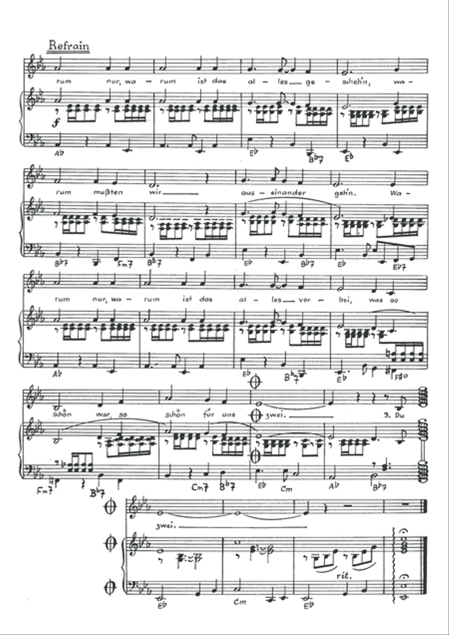 In meinem Kalender Piano, Vocal scores gallery preview page 4