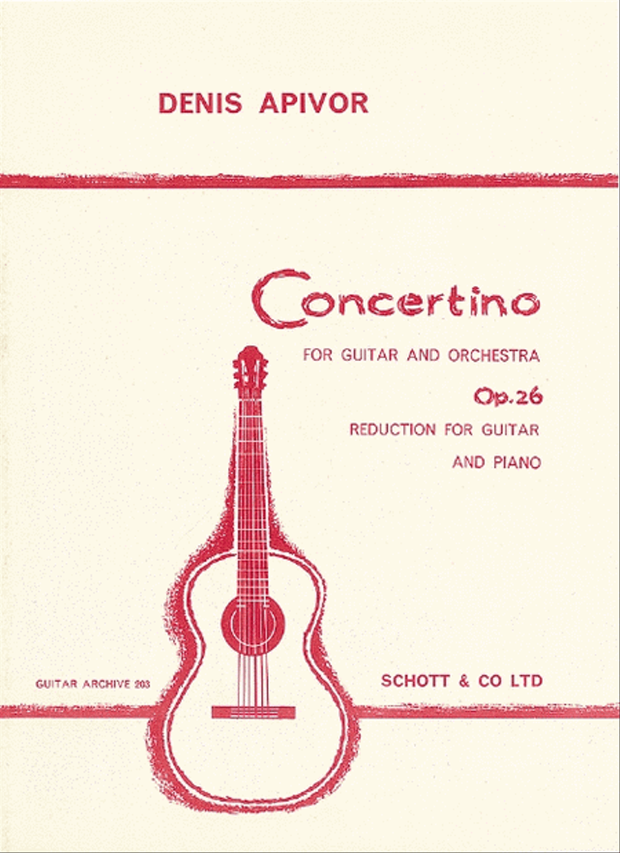 Concertino, Op. 26 Acoustic Guitar scores gallery preview page 1