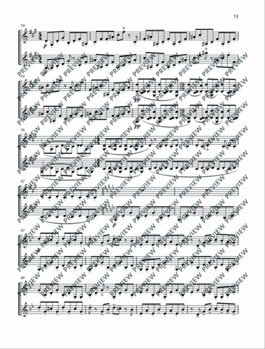 Four Turing-Test Violin scores gallery preview page 14