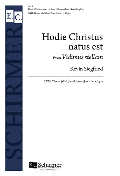 Hodie Christus natus est from Vidimus stellam (Organ/Choral Score) image number null