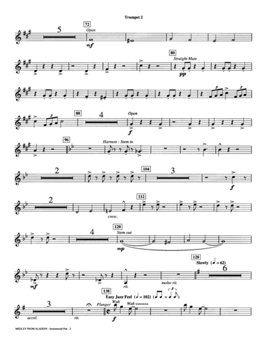 Aladdin (Medley) (arr. Ed Lojeski) - Trumpet 2