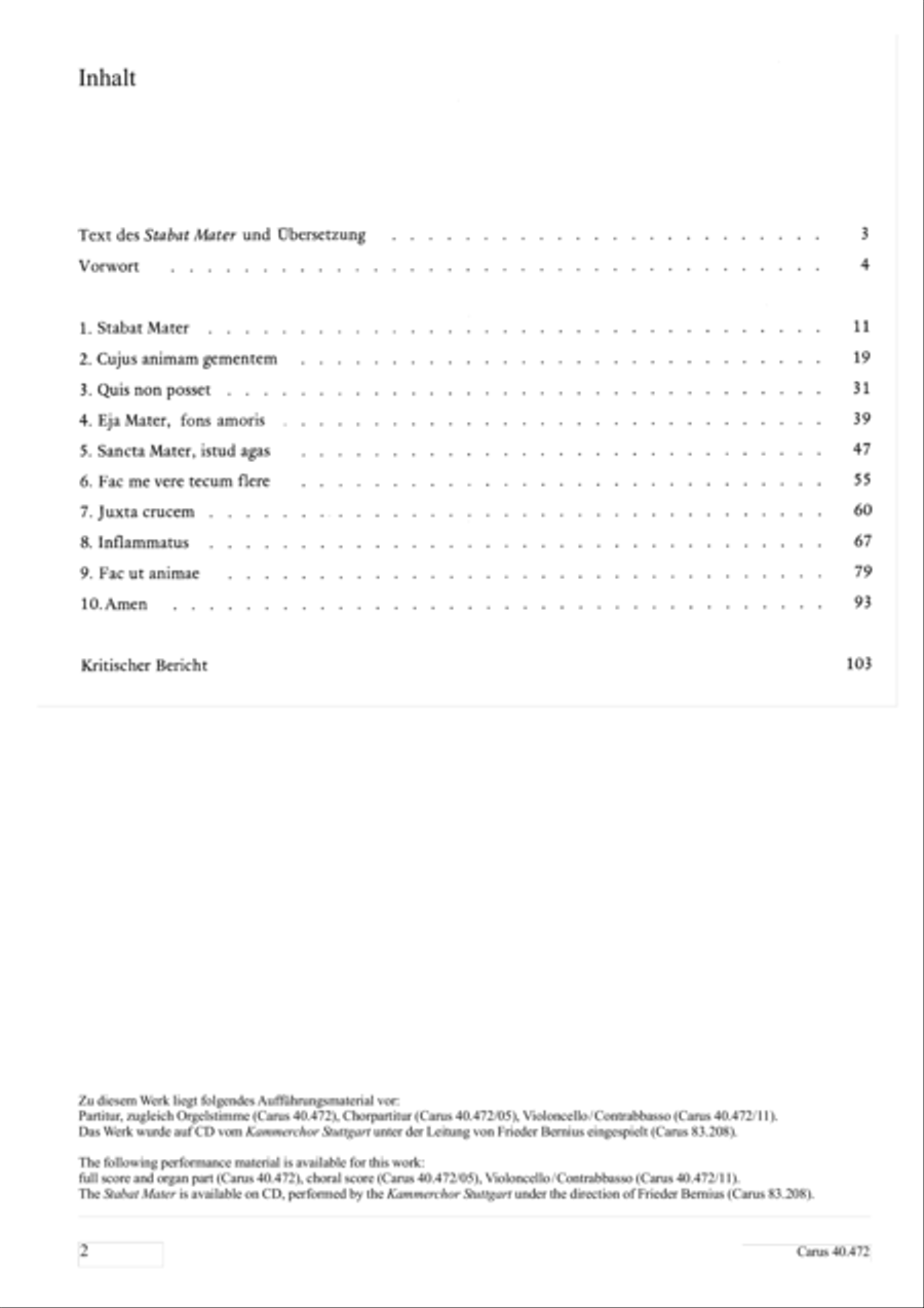 Stabat mater Choir scores gallery preview page 3