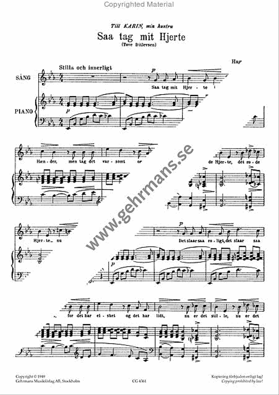 Saa tag mit hjerte Medium Voice scores gallery preview page 2