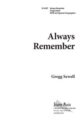 Book cover for Always Remember