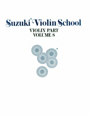 Book cover for Suzuki Violin School, Volume 8