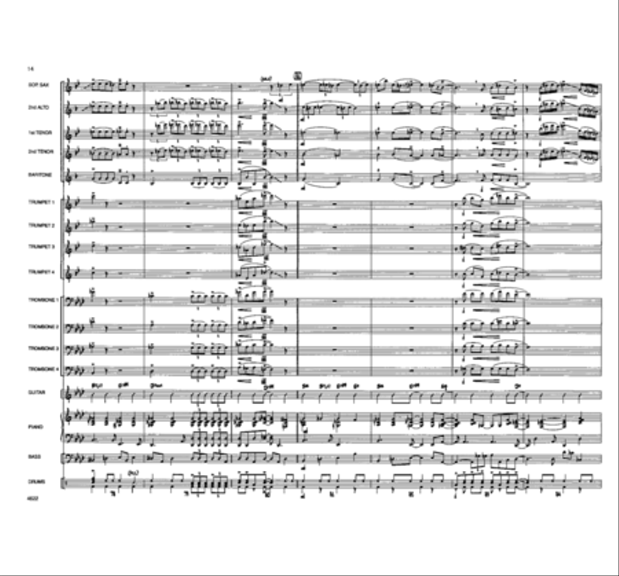 Been Alone Too Long Jazz Ensemble scores gallery preview page 13