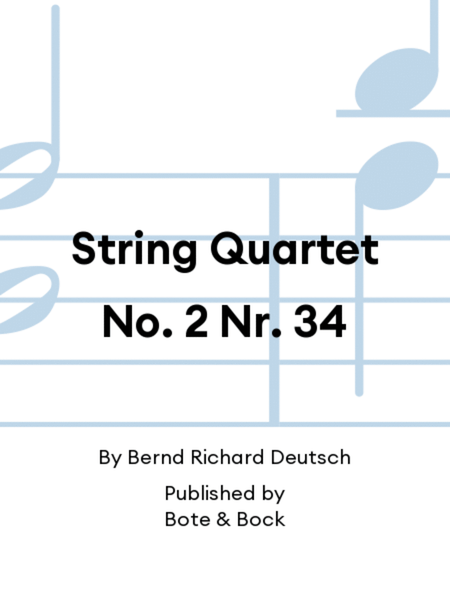 String Quartet No. 2 Nr. 34