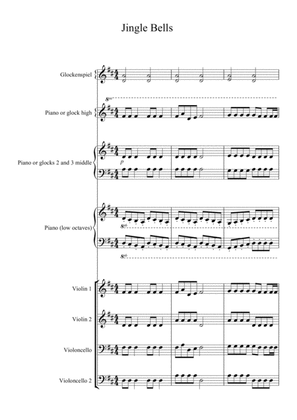 Jingle Bells (for Primary school strings and beginner pianists)
