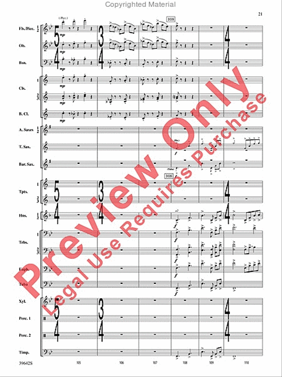 Chroma Concert Band scores gallery preview page 22