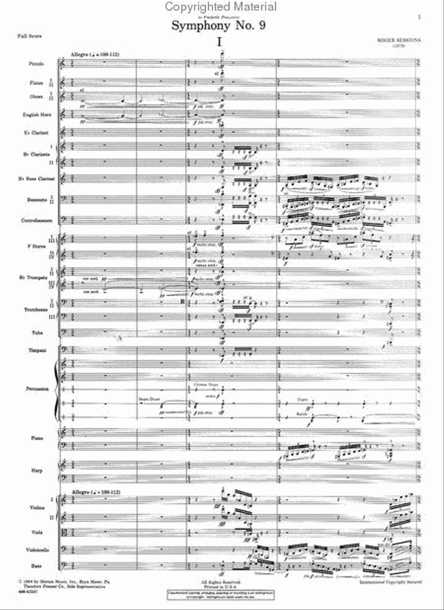 Symphony No. 9 Orchestra scores gallery preview page 2