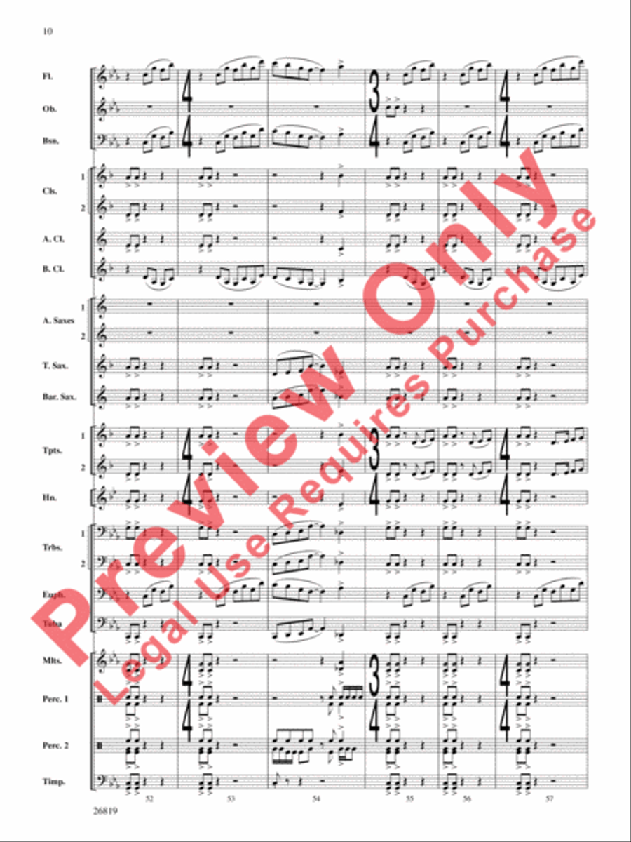 Algorhythms Concert Band scores gallery preview page 11