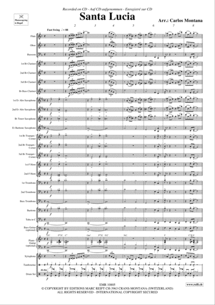 Santa Lucia Concert Band scores gallery preview page 4