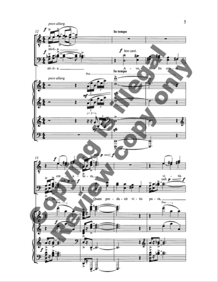 Carmina Juventutis: Drinking Song (Vinum bonum) TTBB scores gallery preview page 24