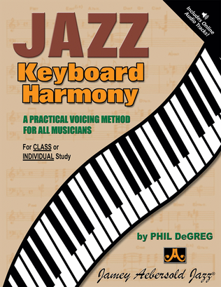 Book cover for Jazz Keyboard Harmony - Voicing Method For All Musicians