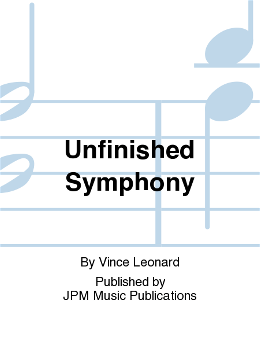 Unfinished Symphony Marching Band scores gallery preview page 1