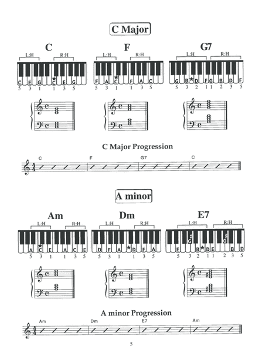 You Can Teach Yourself Piano Chords Piano Method scores gallery preview page 6