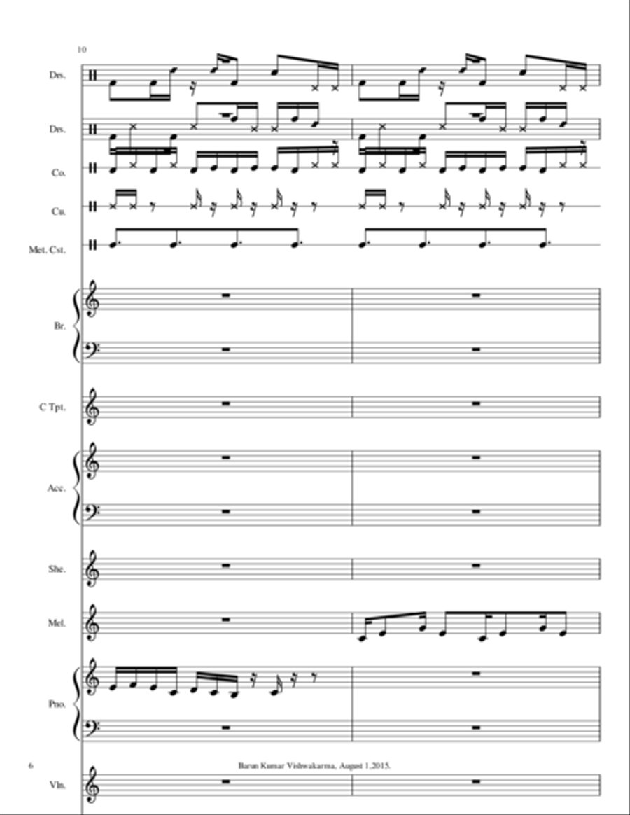 Barun4WaltzFilmDanceMusic Small Ensemble scores gallery preview page 11