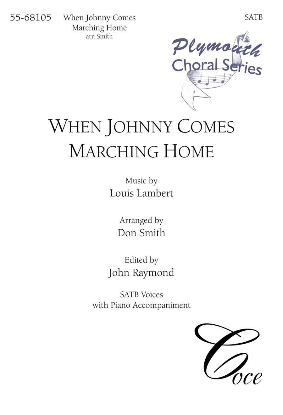 When Johnny Comes Marching Home 4-Part scores gallery preview page 1