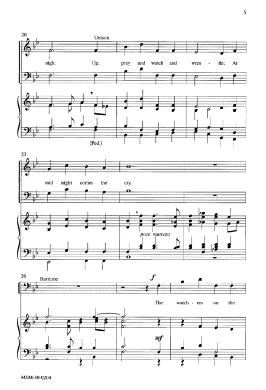 Rejoice, Rejoice, Believers 3-Part scores gallery preview page 3