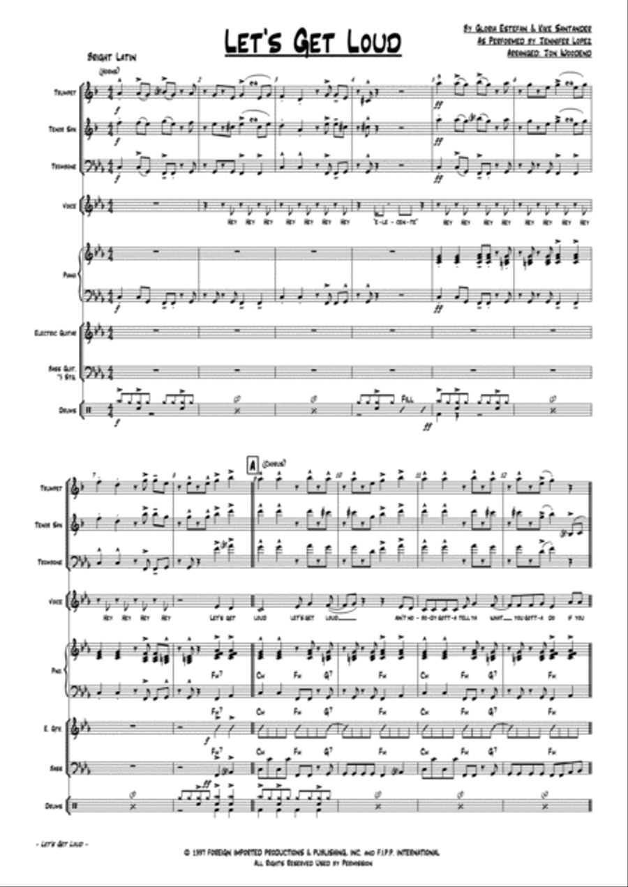 Let's Get Loud Large Ensemble scores gallery preview page 5