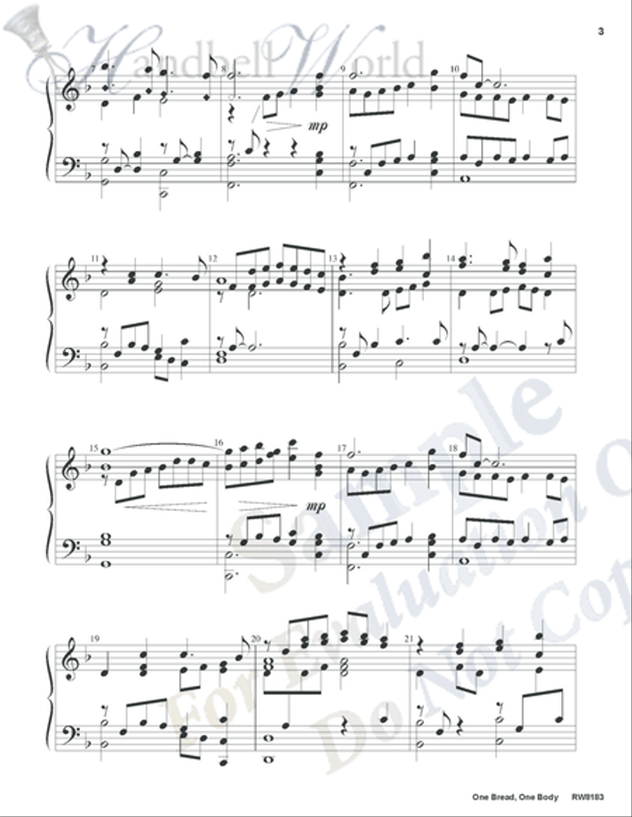 One Bread One Body 5-Octaves scores gallery preview page 6