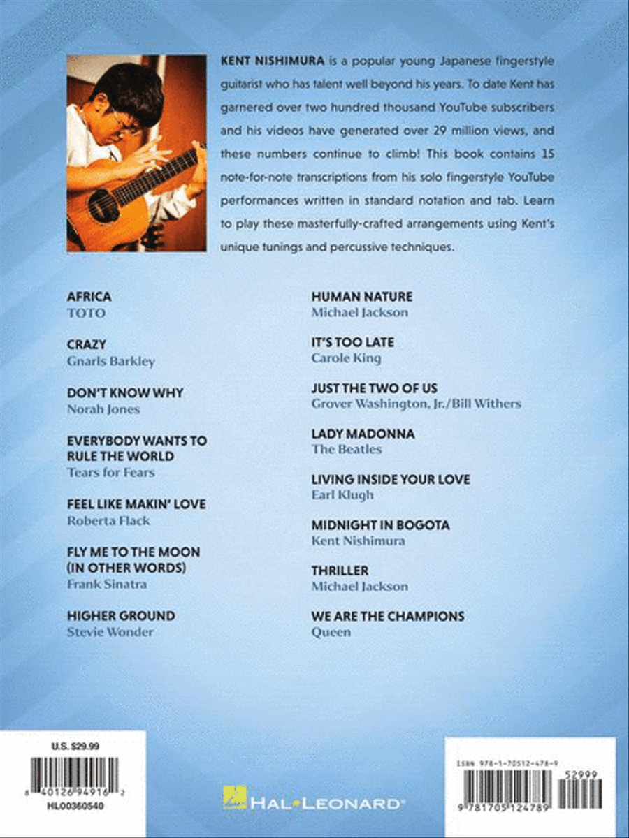 Kent Nishimura's Fingerstyle Solo Guitar Songs Electric Guitar scores gallery preview page 9