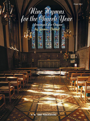 Book cover for Nine Hymns for the Church Year